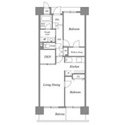 ルクレ川口ウエストの間取り画像