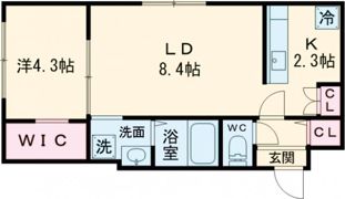 PRIOR恵庭Ⅱ(プリオール)の間取り画像