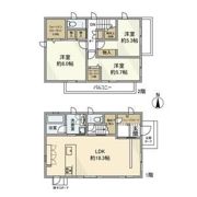 鶴ケ峰戸建の間取り画像