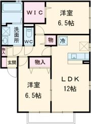 ガーデンパークB棟の間取り画像