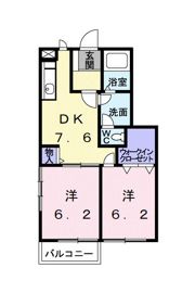 トゥルーランド錦Bの間取り画像