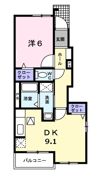 ヒルクレスト Ⅱの間取り画像