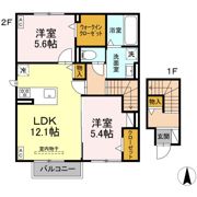 Honey Nest B棟の間取り画像