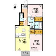 ヴィオラ当知の間取り画像