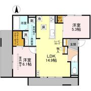 D-residence下田部Aの間取り画像