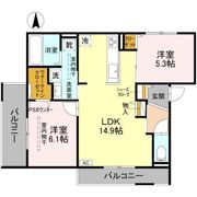 D-residence下田部Aの間取り画像