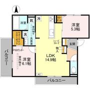 D-residence下田部Aの間取り画像