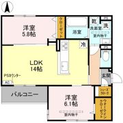 D-residence下田部Bの間取り画像