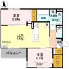 D-residence下田部Bの間取り画像