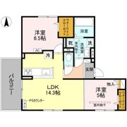 D-residence下田部Bの間取り画像
