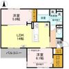 D-residence下田部Bの間取り画像