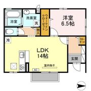 クレイン B棟の間取り画像