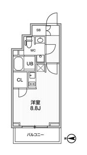 ｸﾞﾗｼｱﾌﾟﾚｲｽ曳舟の間取り画像
