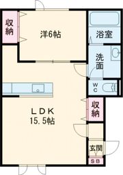 樹華Ⅱの間取り画像