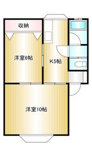 サンハイツ佐藤の間取り画像
