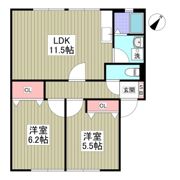 サンビレッジスプリングランドA棟の間取り画像