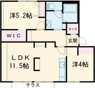 フローラルパレス A棟の間取り画像
