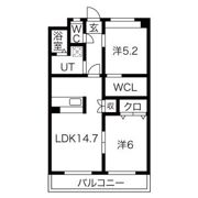 パークロイヤル南荒子の間取り画像