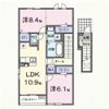 アベニール三木Bの間取り画像