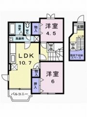 クレメント余戸Dの間取り画像