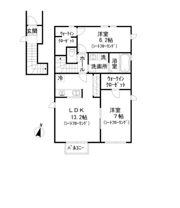 CASA DE ROSAの間取り画像