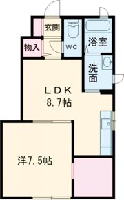 ブランシェ藤が丘の間取り画像