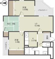 ツイン88N棟の間取り画像