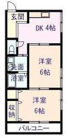エスペレ小楠の間取り画像