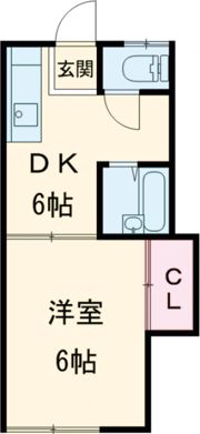 Mコーポの間取り画像