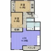 カンパネラ華城の間取り画像