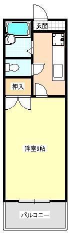 リヴィング若葉の間取り画像