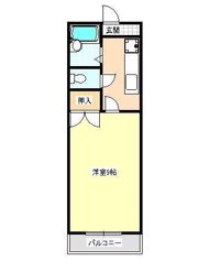 リヴィング若葉の間取り画像