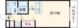 シャンテー御殿山2番館の間取り画像