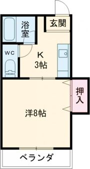 コーポ塚本の間取り画像