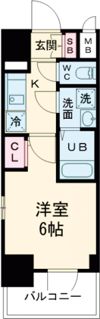 エスリード神戸兵庫駅ミッドポートの間取り画像