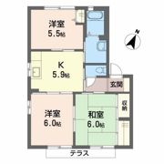 シャーメゾンさくら坂Bの間取り画像