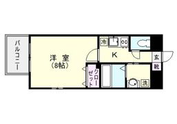 Aクロス加治屋の間取り画像