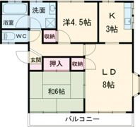 メゾン・ドゥ・フルールの間取り画像