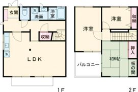 テラスハウス羽中の間取り画像