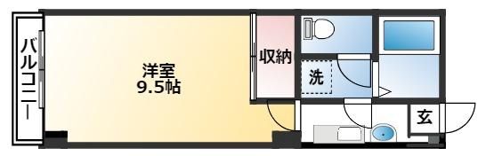 オカダハイツの間取り画像