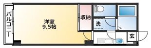 オカダハイツの間取り画像