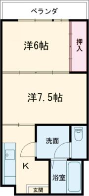 パレ・ドール皆春の間取り画像