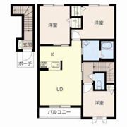 シャーメゾンひまわりの間取り画像