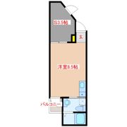 ガレット南福岡の間取り画像