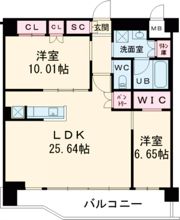 プレジオ宝塚ASIANの間取り画像