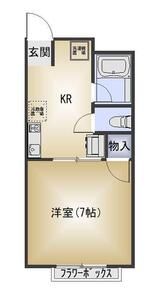 キャッスル恒星Ⅱの間取り画像