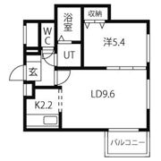 セラムビル円山(旧パワービル円山)の間取り画像