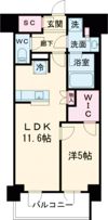 プレサンス丸の内サージュの間取り画像