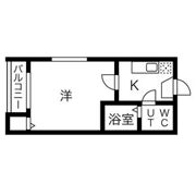 サンライフ栄生の間取り画像