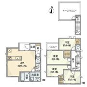 柱曙3丁目戸建の間取り画像